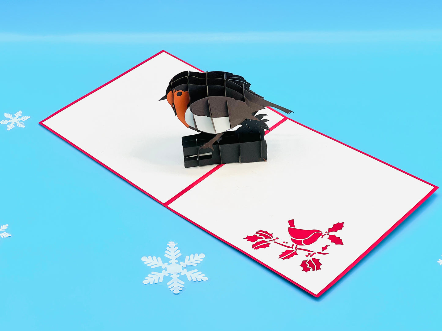 Christmas Robin Pop up Cards