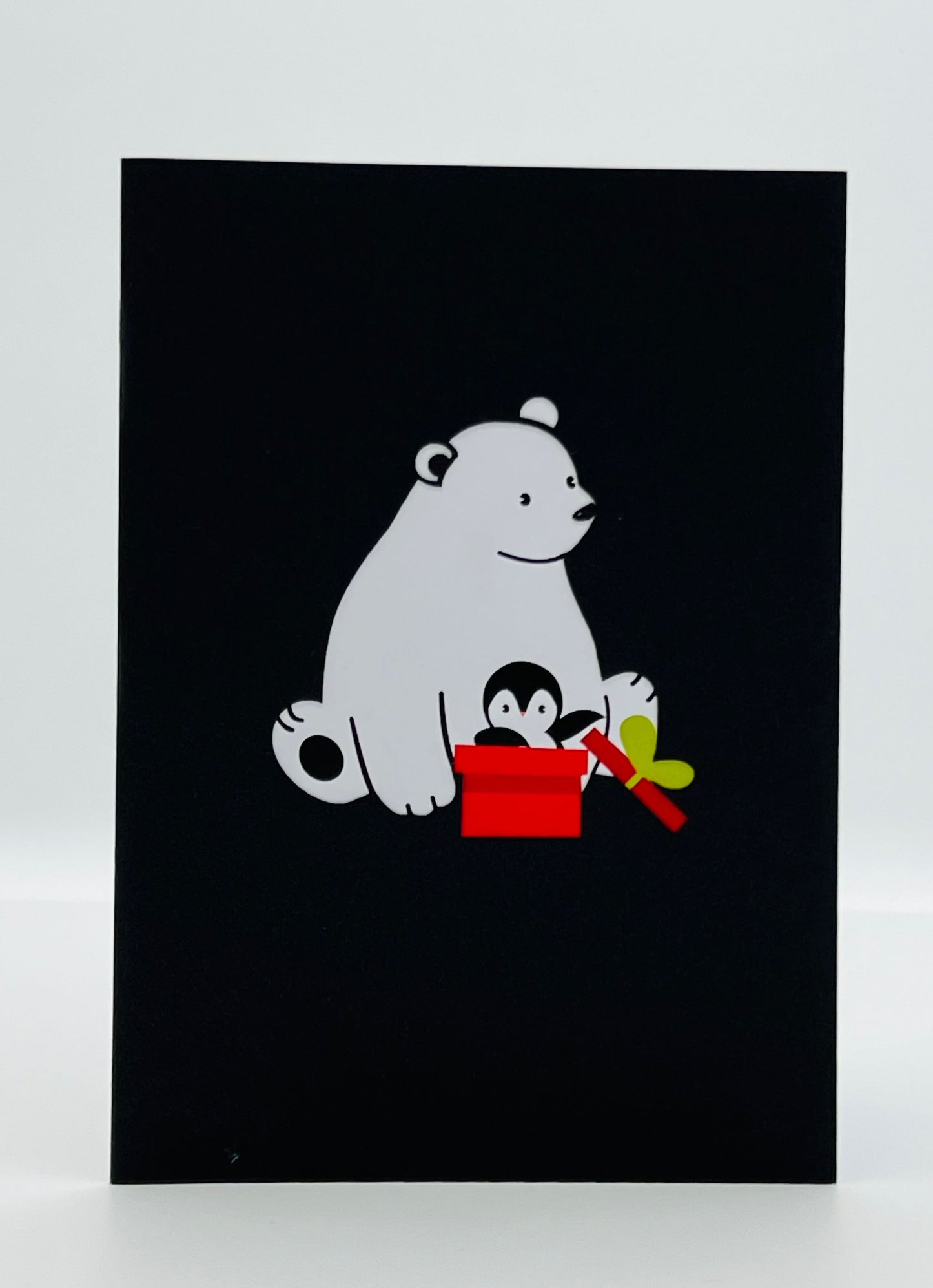 Christmas Polar bear and Penguin