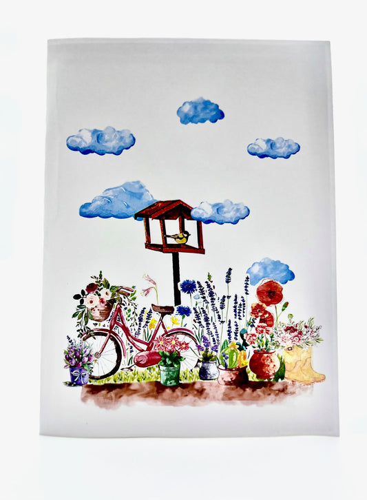 Stunning garden pop up card with colourful flowers, perfect for mother's day.