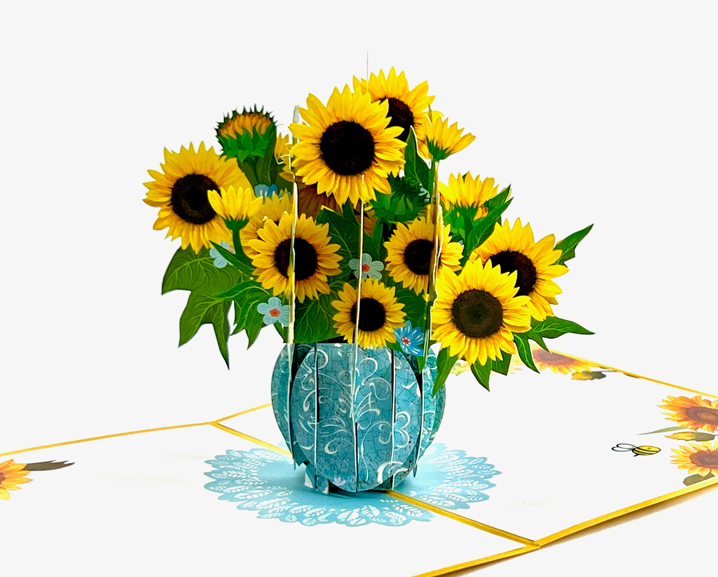 Sunflower pop up card, Birthday, Anniversary, Mother's Day, Thinking of You, Get Well Soon